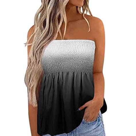 built in bra strapless top